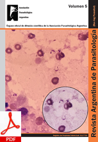 Imagen de tap de la Revista Argentina de Parasitología volumen 5 año 2016